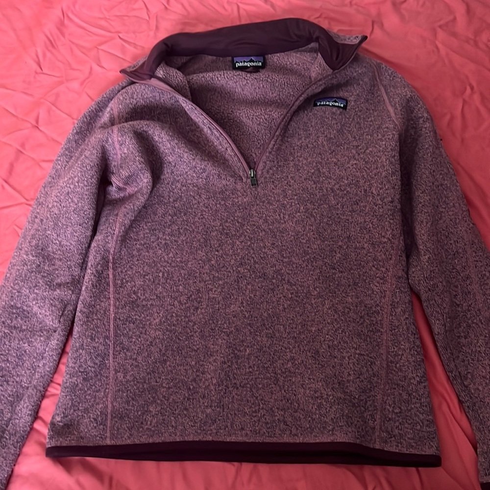 Women’s Purple Patagonia Pull over.